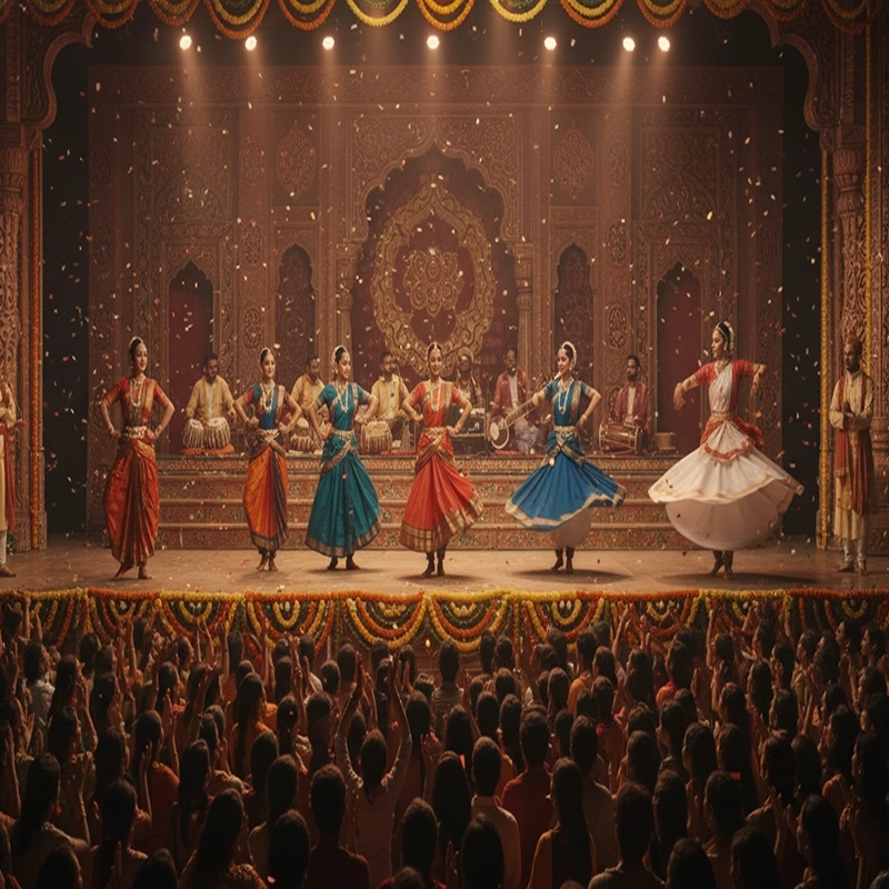 Trichy Event Management cultural dance event planner managing stage lighting, sound, & performances