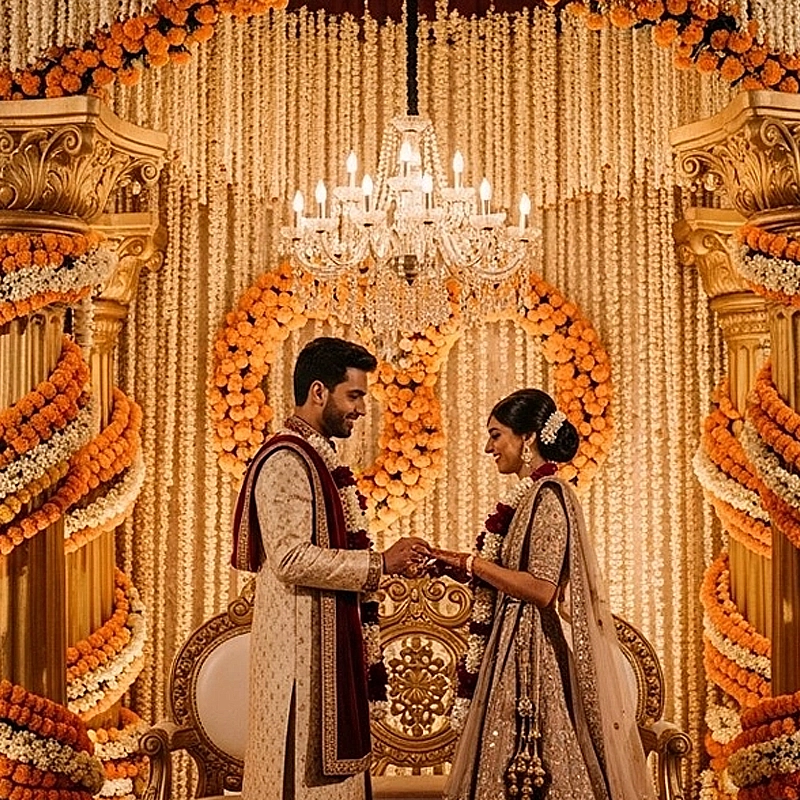 Trichy Event Management engagement planner creating elegant decor, lighting, seating, & guest moments