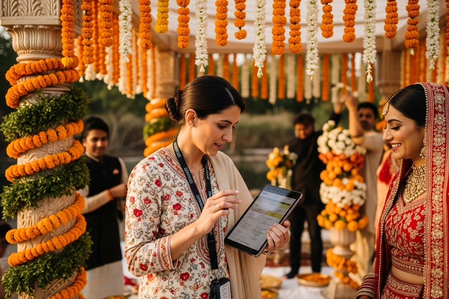 Complete wedding planning & management services covering decor, catering, venue, and guest care