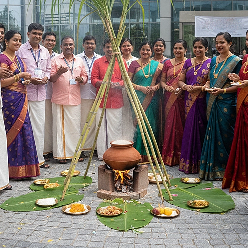 Trichy Event Management Pongal event planner organizing traditional decor, activities, & celebrations