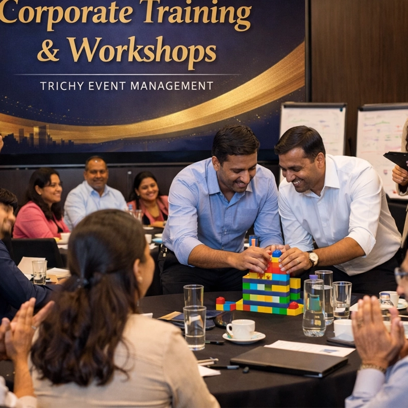 Corporate training program in Trichy with workshops, sessions and skill development activities
